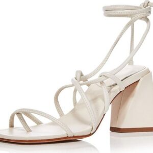 SCHUTZ Cream Strappy Sandals